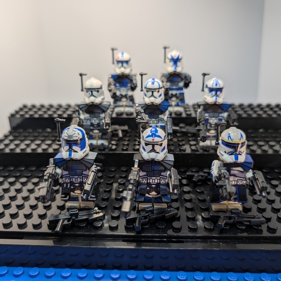 unbranded Other - 8 Minifigures- Star Wars 501st Legion Torrent Company Bundle Building Block Toy
